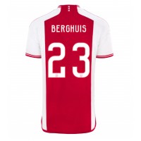 Camiseta Ajax Steven Berghuis #23 Primera Equipación Replica 2023-24 mangas cortas